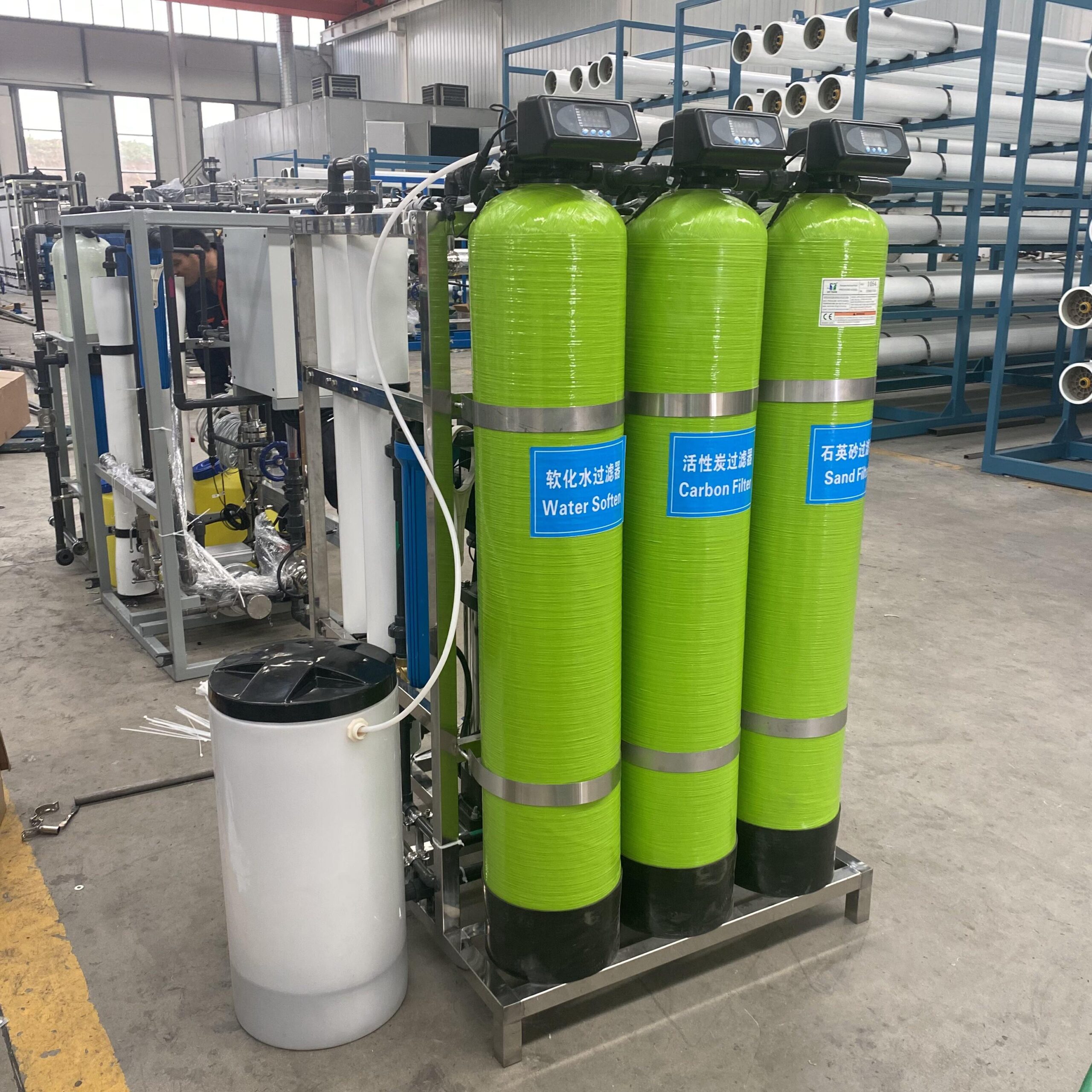 Small bottles filling station