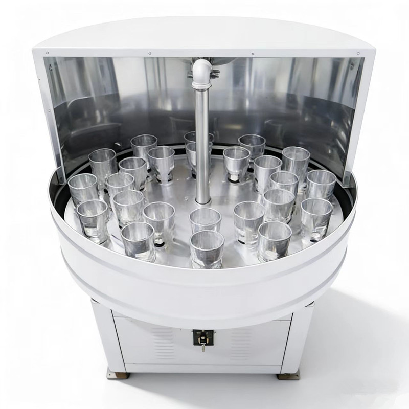 Bottle rinsing and filling equipment